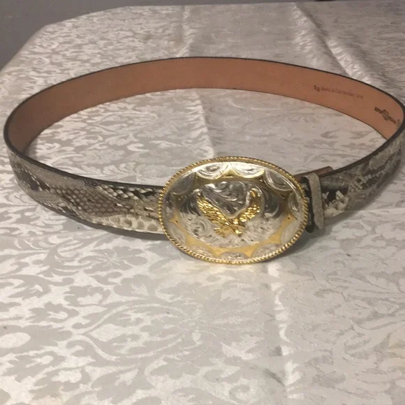 Genuine Snakeskin Belt size 40