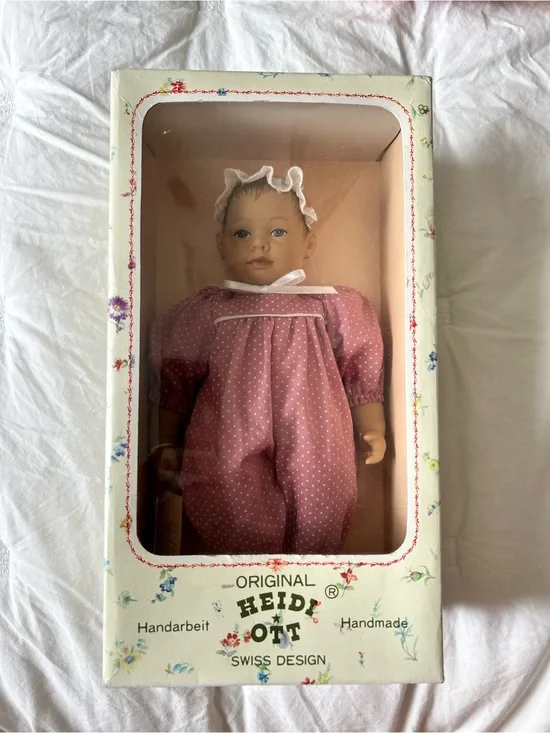 Vintage Original Heidi Ott Doll in Box Swiss Design
