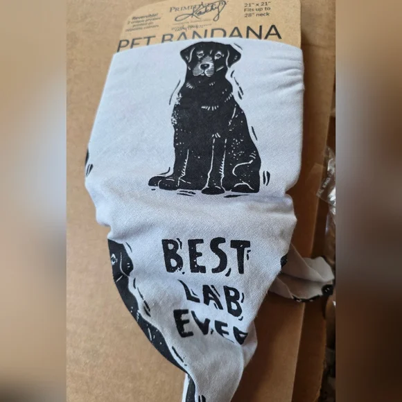 Gray Dog Bandana - Best Lab Ever
