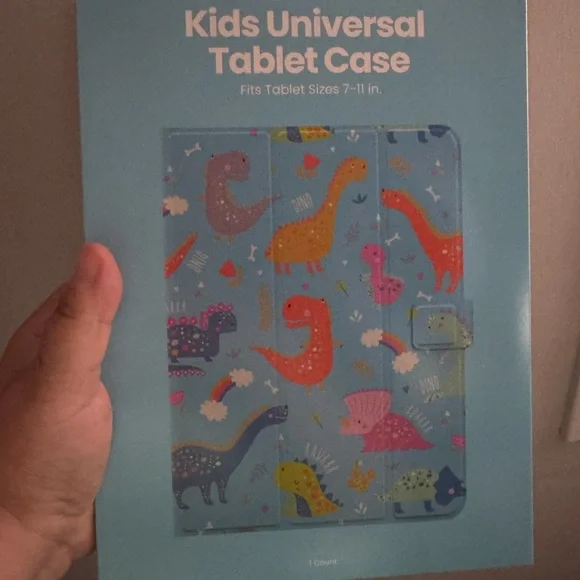 Kids Universal Tablet Case with Dinosaur Print