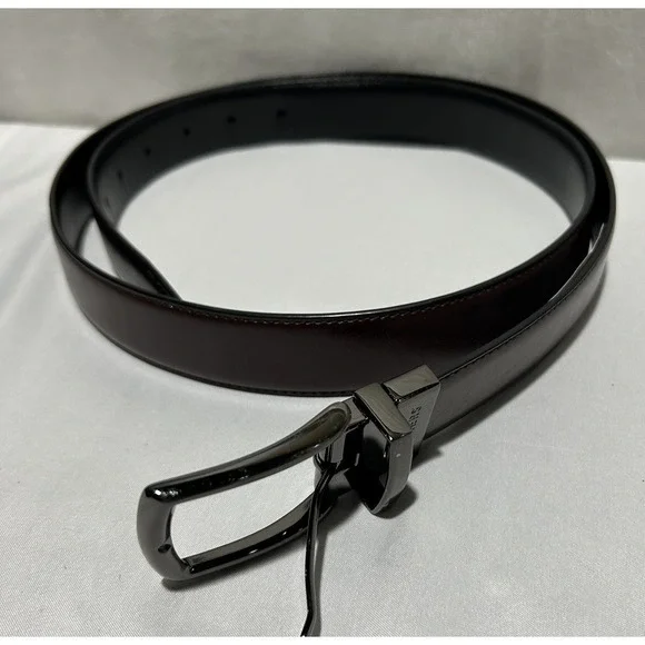 Dockers‎ Mens Synthetic Leather Black Belt Size XL 42-44