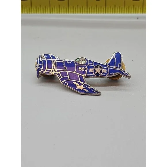 XL F4U CORSAIR VOUGHT US NAVY MARINES USS HAT‎ PIN UP WW 2 Boyington TIE TAC Hat