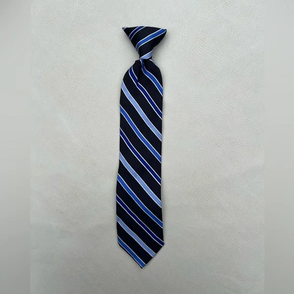 CHAPS Boys Clip on Stripe Neck Tie