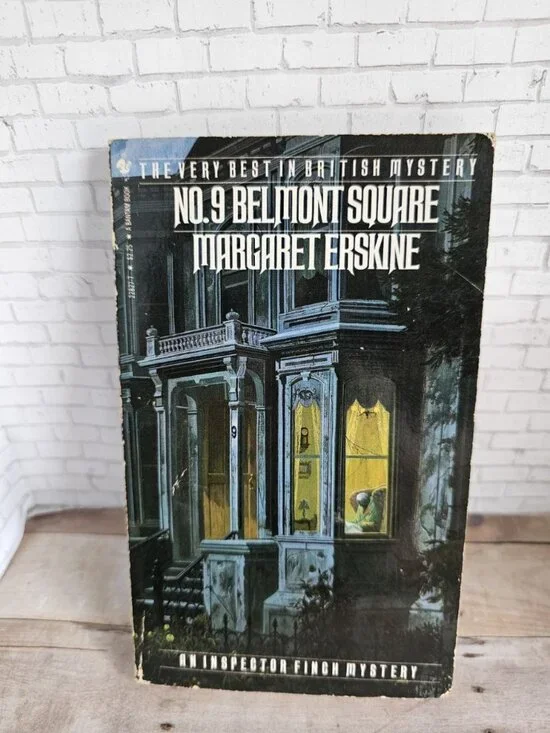 Vintage No. 9 Belmont Square Margaret Erskine Inspector Finch Mystery Book
