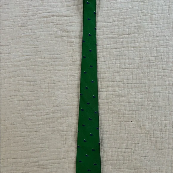 GAP Kids Green Tie with Navy Whales