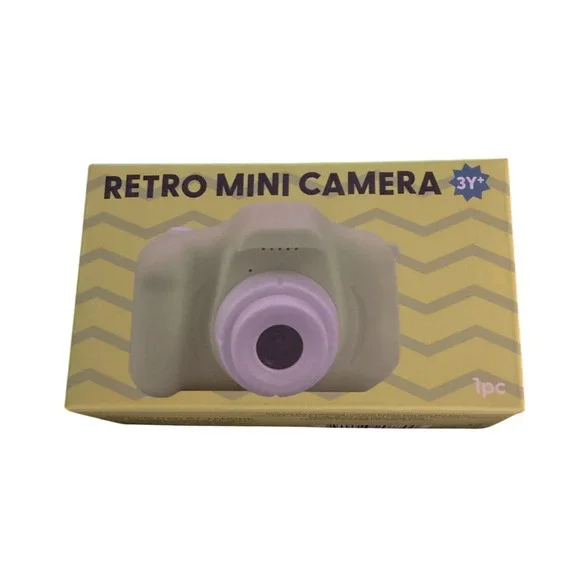 Retro Mini Digital Camera for Kids 3 Years Old Up Yellow ‎ Toy Camera