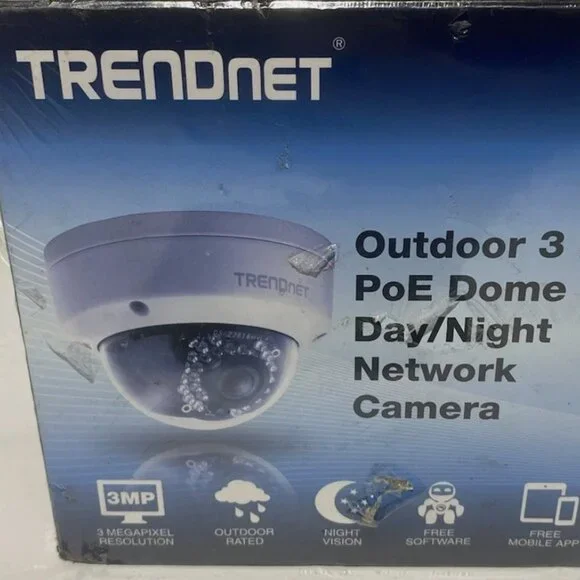 Trendnet TV-IP311PI 3 Megapixel PoE Dome Network Security Camera