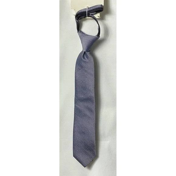 Cat & Jack Boys M/L Zipper Tie, Blue NWT