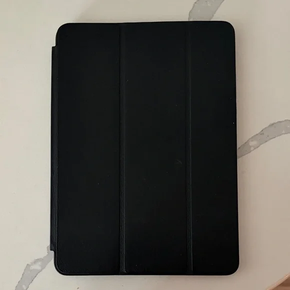 Ipad with black case