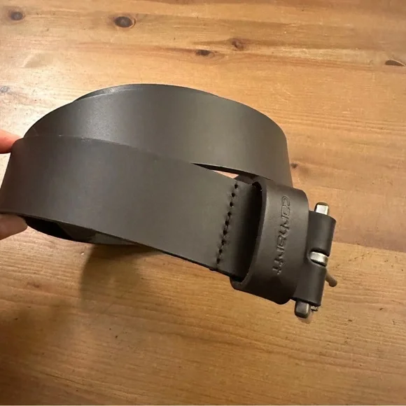 Carhartt Brown Leather Men's Belt size 38 NWT