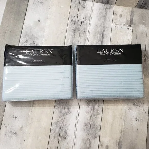 Ralph Lauren - Spencer Matelasse Soft Teal Standard Sham (set of 2)