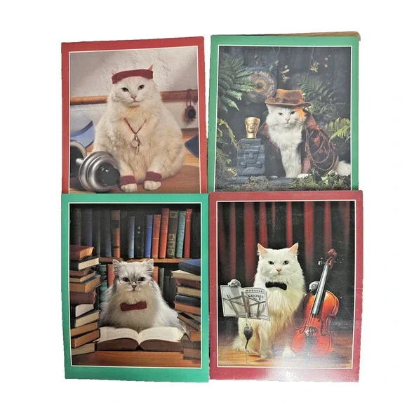 Vintage Stuart Hall Folder Lot Cats in School Unpunched Excellent Cond 1993 NOS