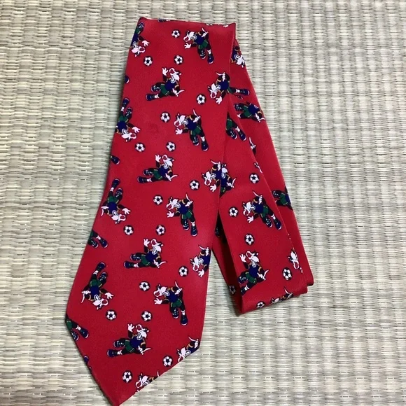 Vintage 1996 Warner Bros Studio Store Kids Sylvester Tie Soccer 100% Silk