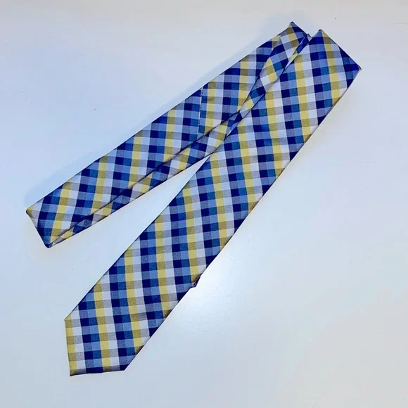 Chaps Yellow/Blue Tie, Youth, Worn Once