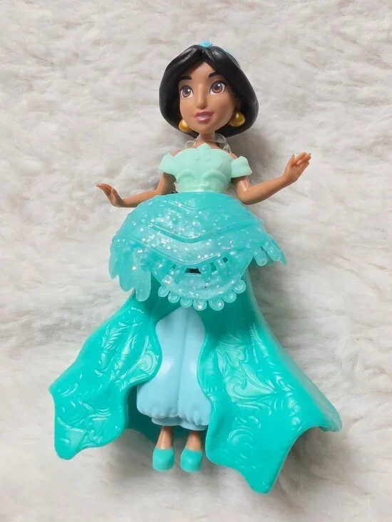Disney Princess Jasmine Aladdin Royal Clips Mini Doll Rainbow Collection