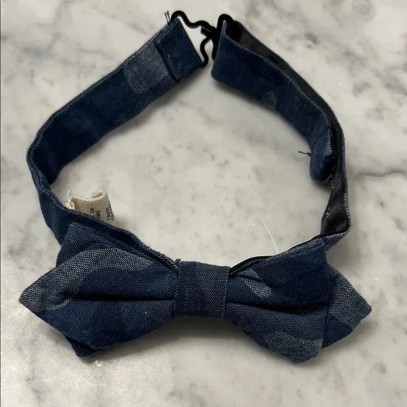 Lands' End Kids Navy Bow Tie