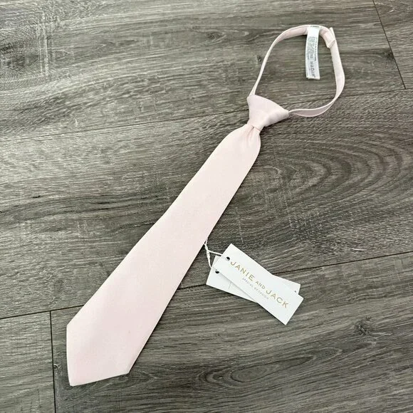 NWT Janie and Jack Special Occasion Pink Tie Little Boy Size 2 to 5