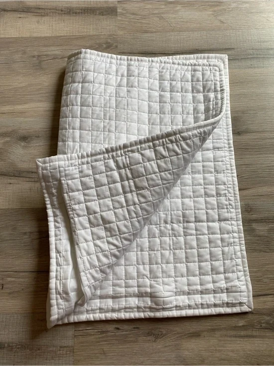 Hotel Collection Quilted White Pillow Sham