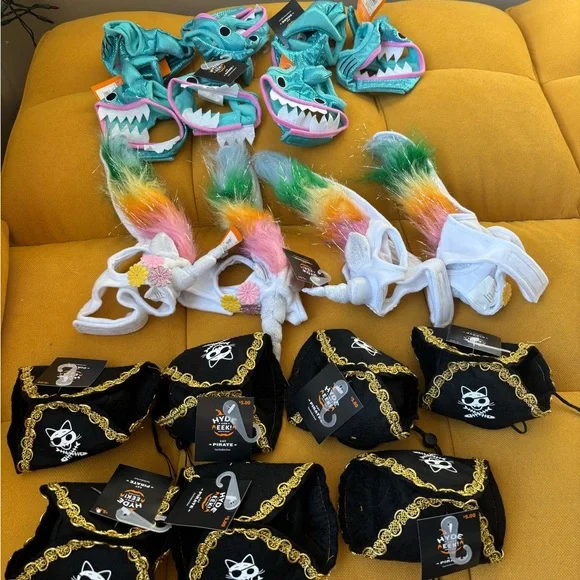 Colorful Pet Costumes with Accessories