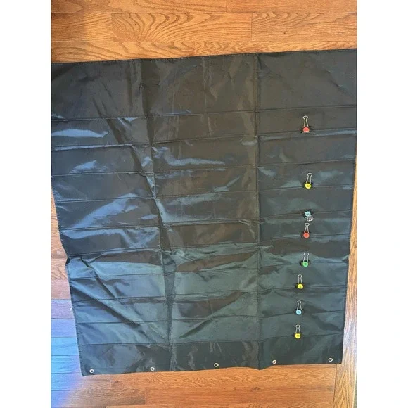 Classroom Pocket‎ Organizer Black Pocket Holder Hanging File Organizer Office