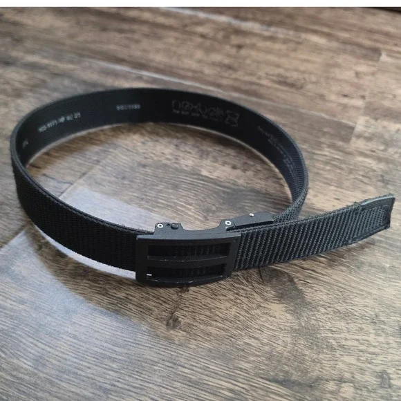 NEXBELT EDC Titan Belt Mens 35 Black Nylon Ratchet Tactical Buckle 100-1171-HF