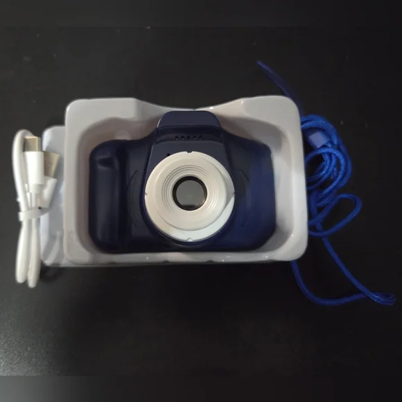 Vivitar Kidzcam Blue Kids Digital Camera Video Games Rechargeable