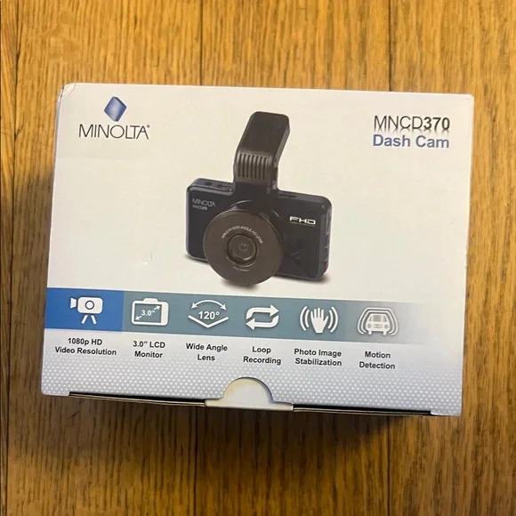 Minolta MNCD37Q Black Dash Cam