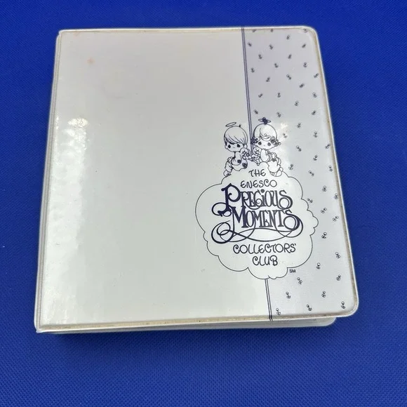 VTG Precious Moments Enesco Collector's Club Gift Registry Binder 1970-1994 Tabs