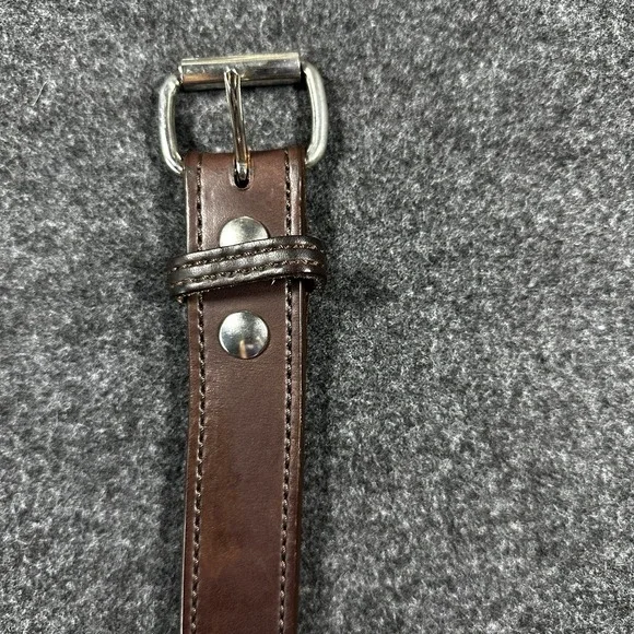 BIGFOOT GUN BELT HEAVY BROWN LEATHER MENS SIZE 44, PANT SIZE 40