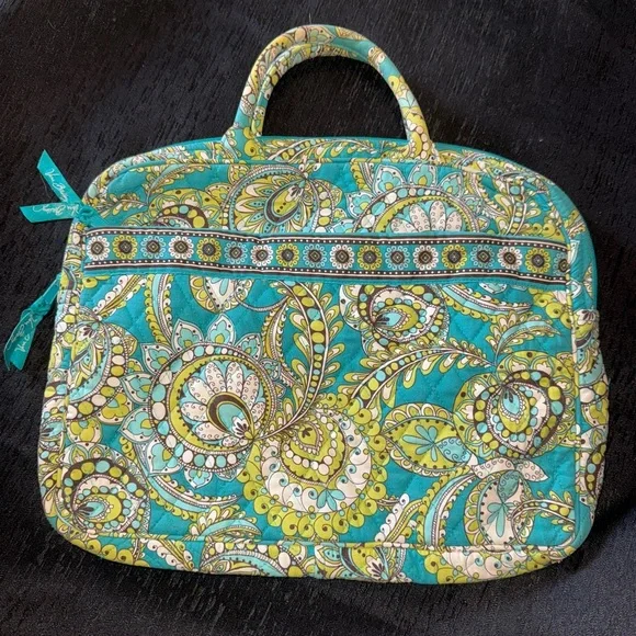 Vera Bradley Paisley Tablet Cover - Teal and Yellow