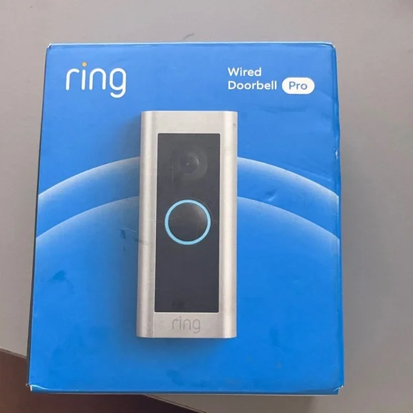 Ring Wired Doorbell Pro with Silver and Black Finish