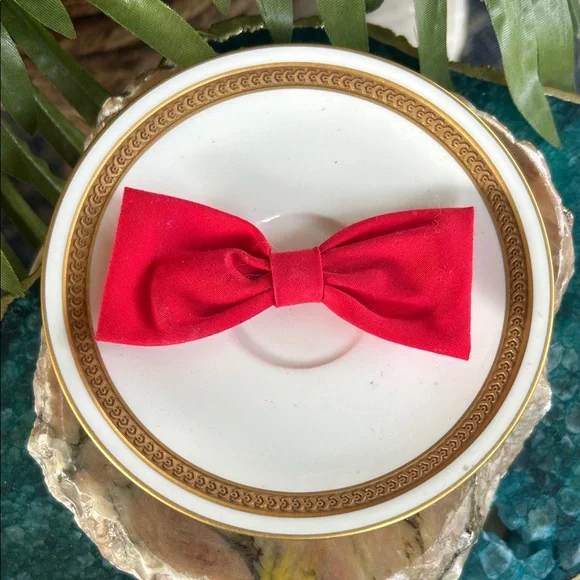 Vintage Red Bow Tie