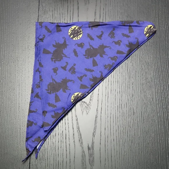 Purple Halloween Pet Bandana, New