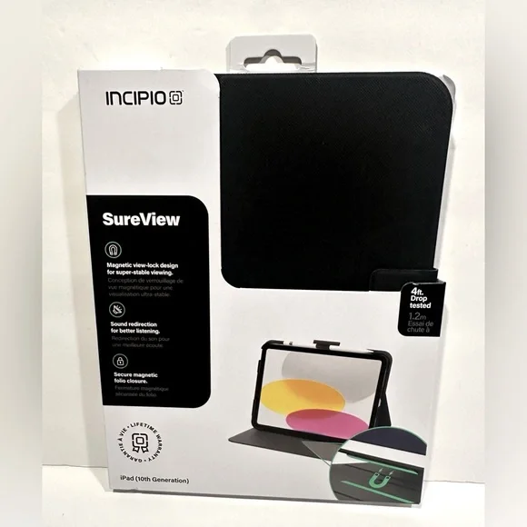 Incipio SureView Series Hard Folio Case for iPad 10th Generation