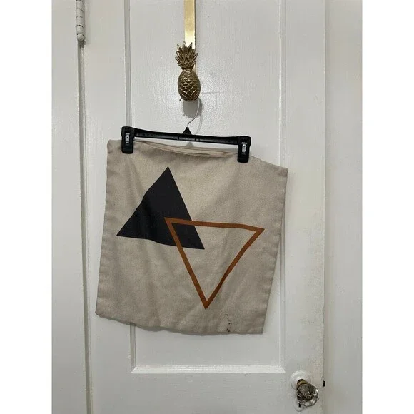 Square Geometric Triangle pillow duvet cover
