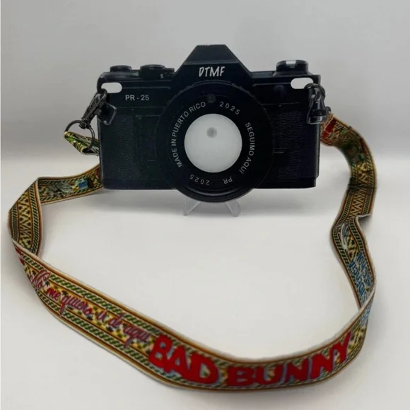 Bad Bunny DTMF Puerto Rico Concert Memorabilia Camera & Lanyard