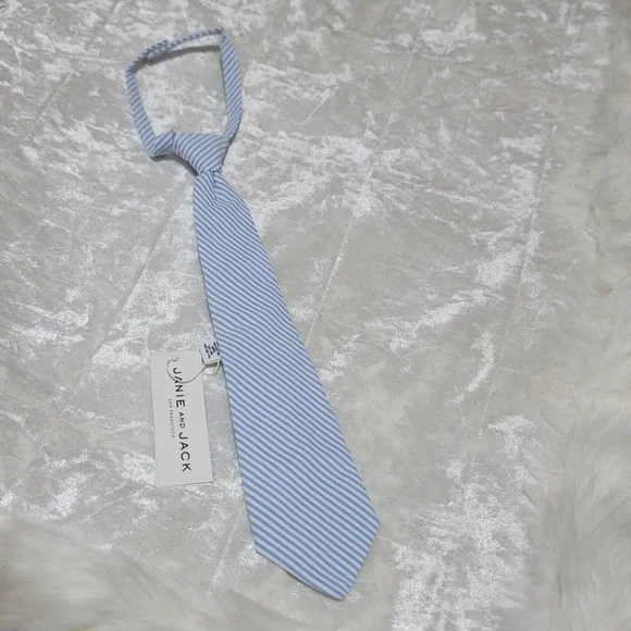Janie And Jack Blue Striped Boys Tie