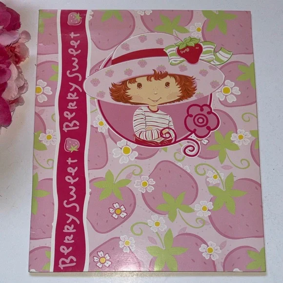 Strawberry Shortcake Folder 2003 Millennial Strawberry Shortcake School Folder