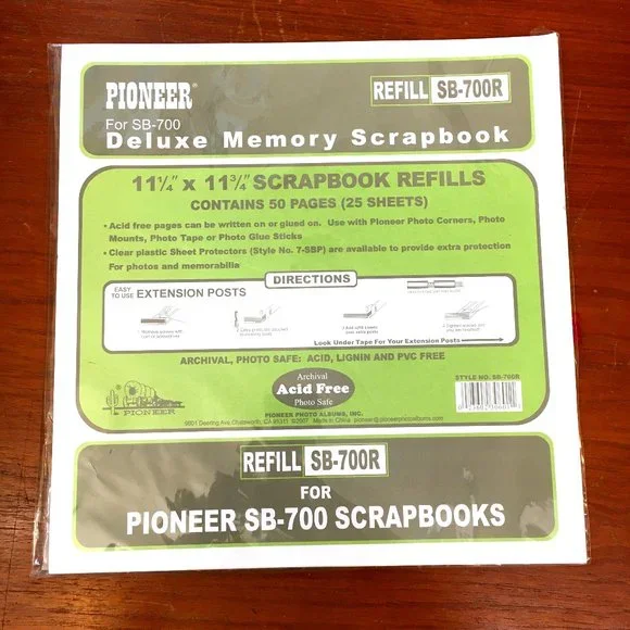 Pioneer Refill Package for SB 700 NWT