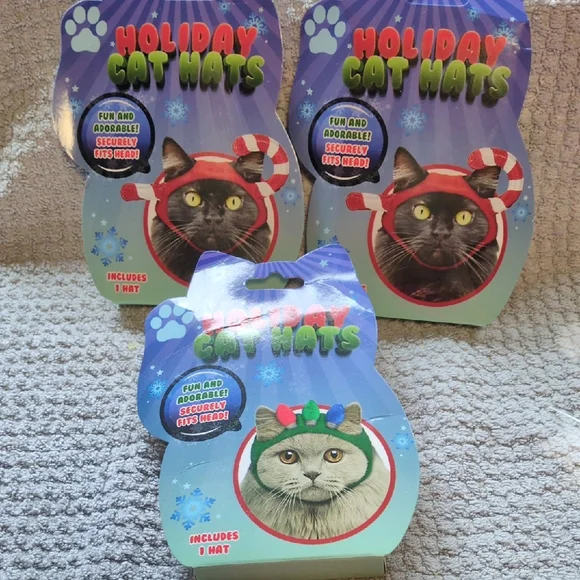 Holiday Cat Hats - 3 Pack