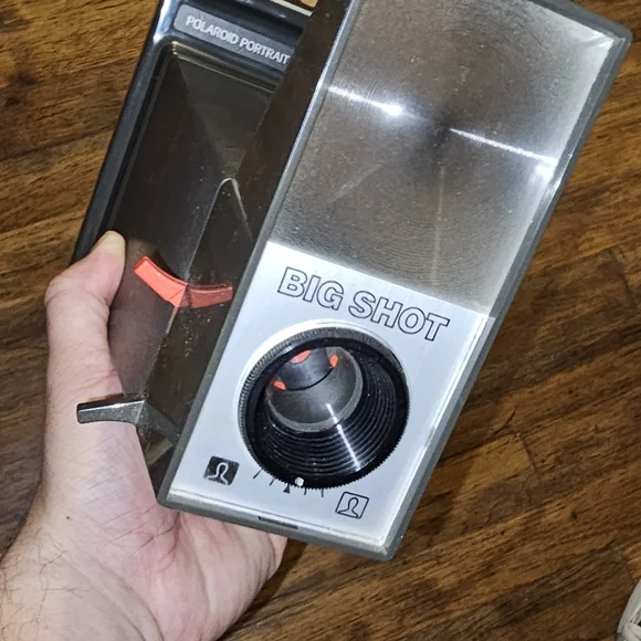 Polaroid Big Shot Camera - Silver with Black Accents