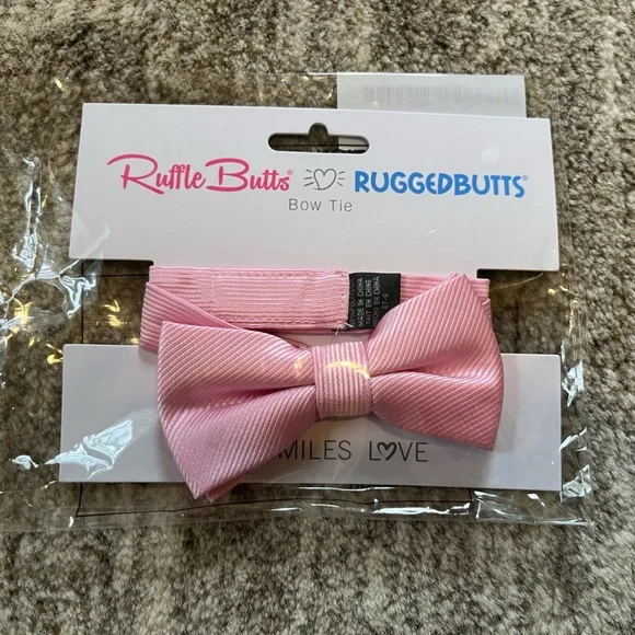 Free with purchase - RuggedButts Pink Bow Tie 2T-5