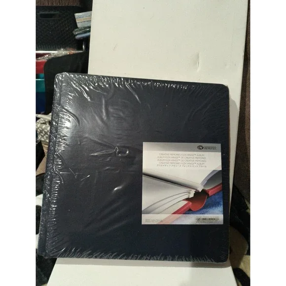 Creative Memories Flex Hinge Scrapbook Album Navy Blue ISO 18902 New No Pages