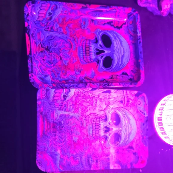 Skull Design Rolling Tray