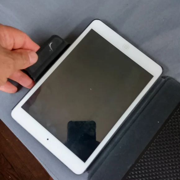 White Tablet with Black Case