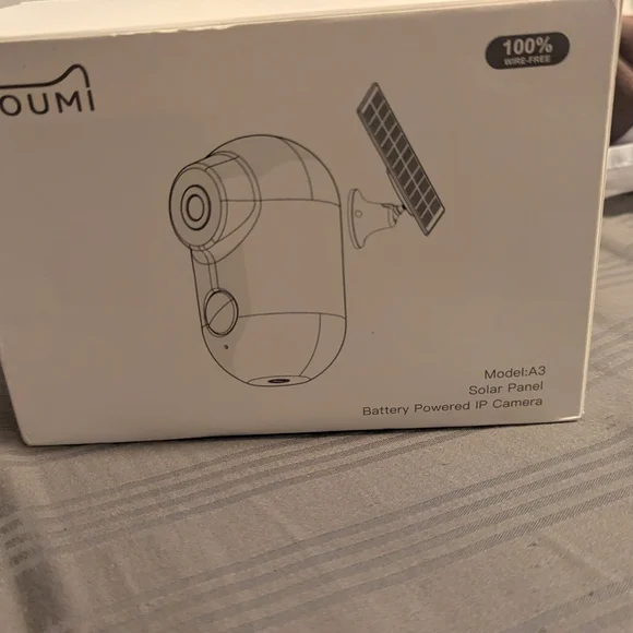 OUmi Solar Panel Battery Powered IP Camera