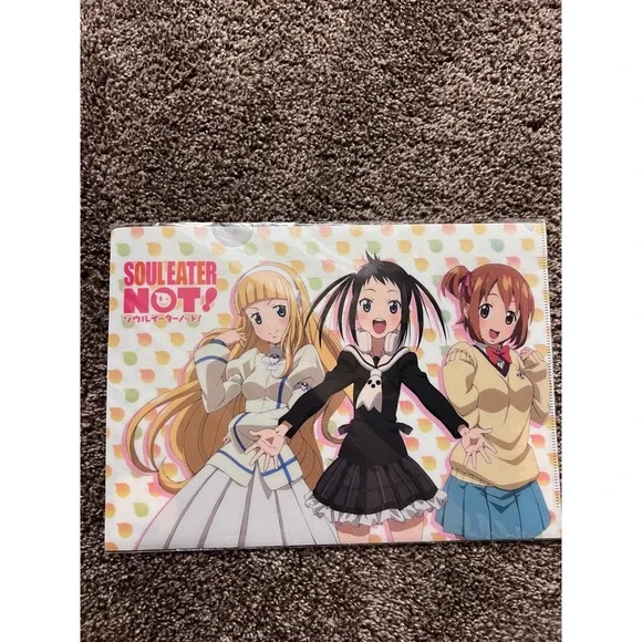 Soul Eater Not! Anime Series Plastic File Folder W Harudori Tatang Hepburn Manga