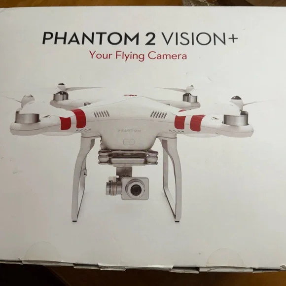 DJI Phantom 2 Vision+ White Drone Camera
