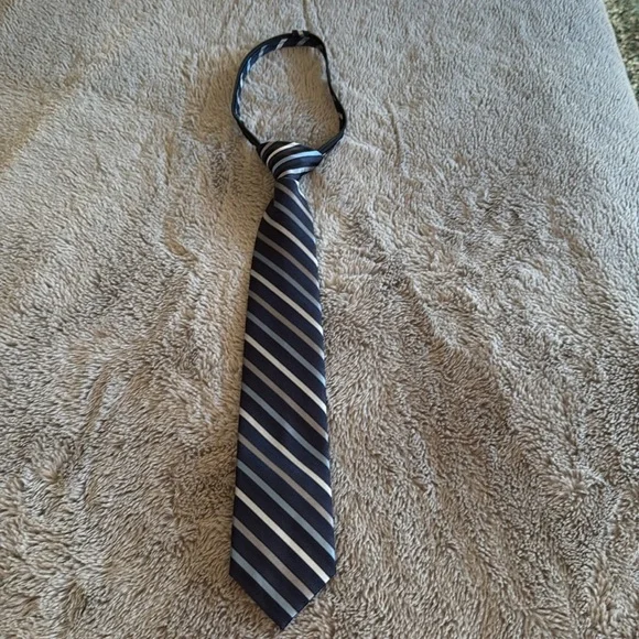 Teens, Gemstone Blue Striped Tie