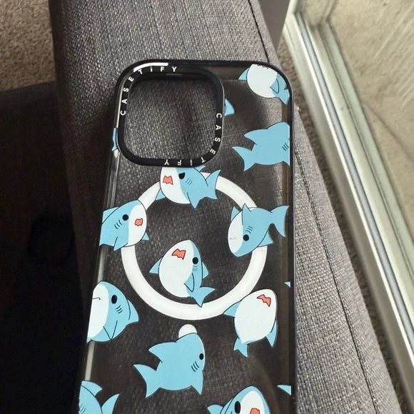 Casetify Blue Shark Design Phone Case